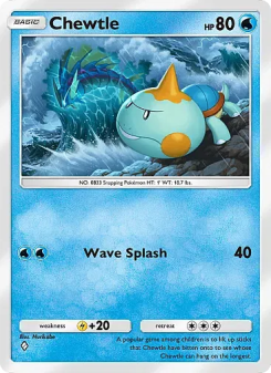 Chewtle - pokemon TCG Card