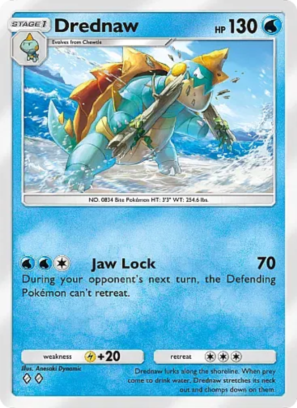 Drednaw - Pokémon TCG Card