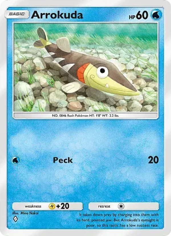 Arrokuda - Pokémon TCG Card