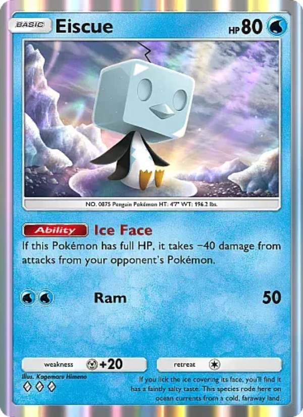 Eiscue - Pokémon TCG Card