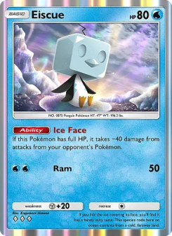 Eiscue - pokemon TCG Card