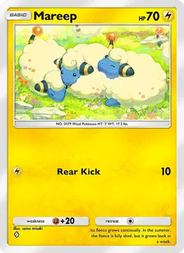Mareep - Pokémon TCG Card