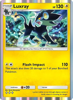 Luxray - pokemon TCG Card