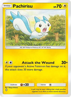 Pachirisu - pokemon TCG Card