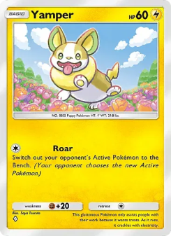 Yamper - pokemon TCG Card