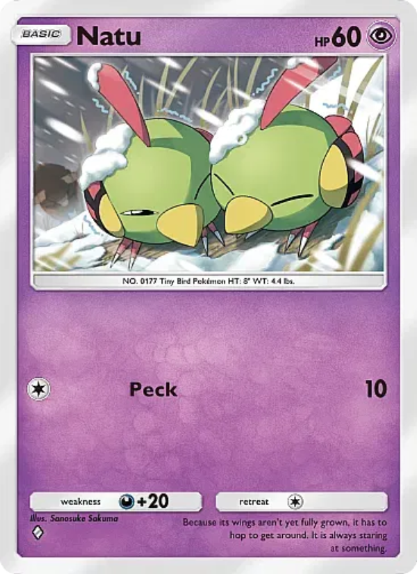 Natu - Pokémon TCG Card