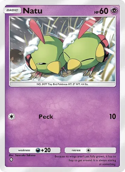 Natu - pokemon TCG Card