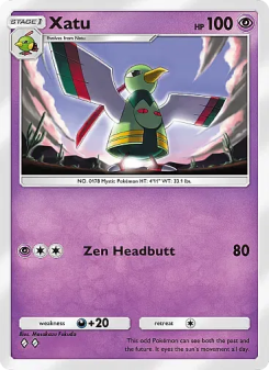 Xatu - pokemon TCG Card