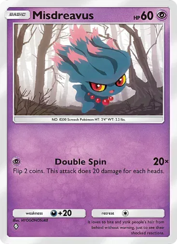 Misdreavus - Pokémon TCG Card