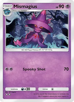 Mismagius - pokemon TCG Card