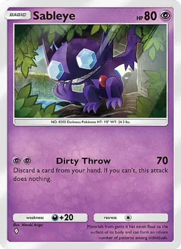 Sableye - Pokémon TCG Card