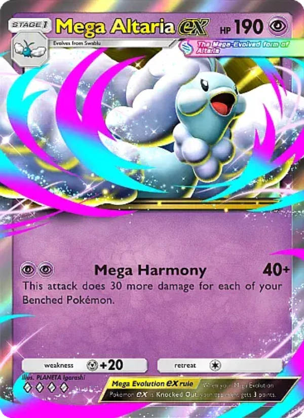 Mega Altaria ex - Pokémon TCG Card