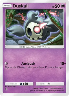 Duskull - pokemon TCG Card