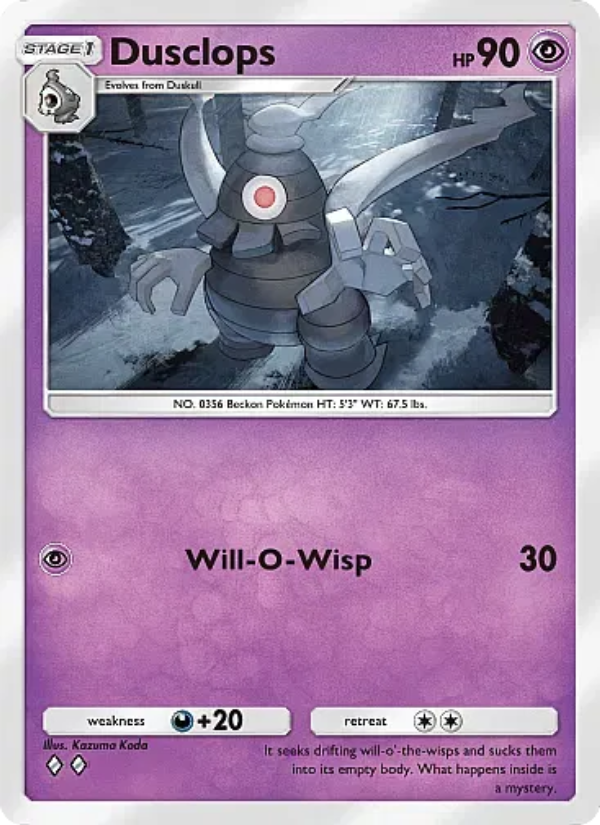 Dusclops - Pokémon TCG Card