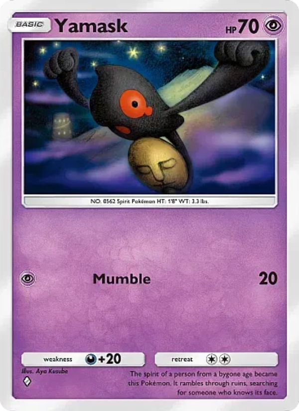 Yamask - Pokémon TCG Card