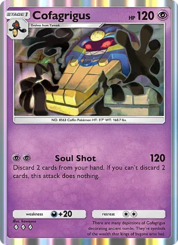 Cofagrigus - Pokémon TCG Card