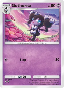 Gothorita - pokemon TCG Card