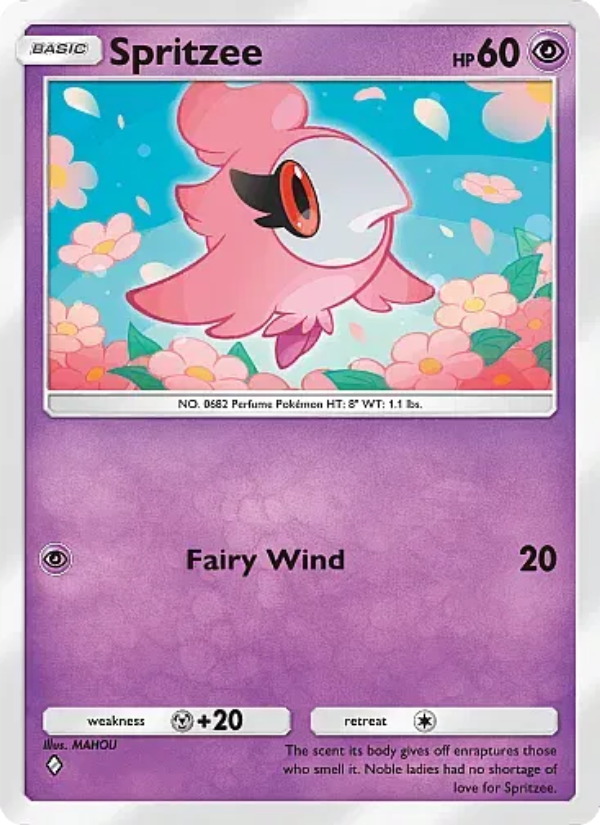 Spritzee - Pokémon TCG Card