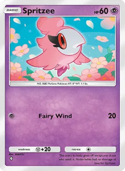 Spritzee - pokemon TCG Card