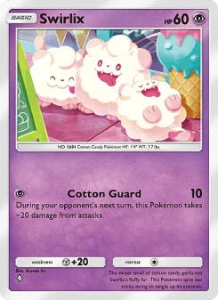 Swirlix - pokemon TCG Card