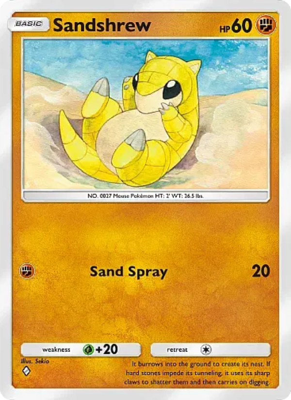 Sandshrew - Pokémon TCG Card