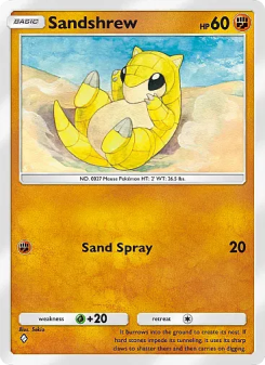 Sandshrew - pokemon TCG Card