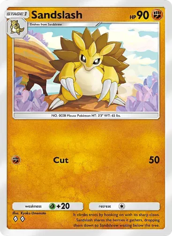 Sandslash - Pokémon TCG Card