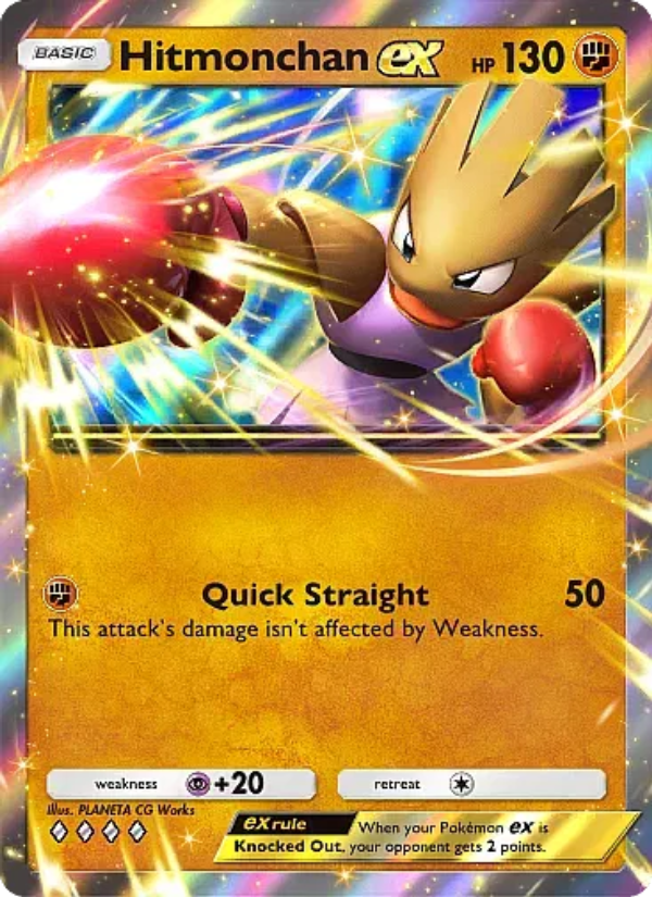 Hitmonchan ex - Pokémon TCG Card