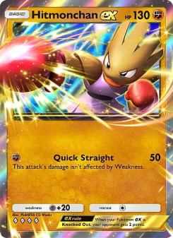Hitmonchan ex - pokemon TCG Card