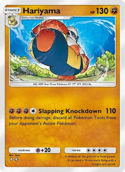 Hariyama - pokemon TCG Card