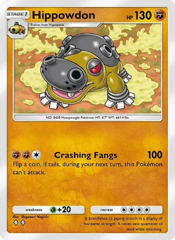 Hippowdon - Pokémon TCG Card