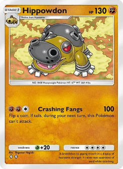 Hippowdon - pokemon TCG Card