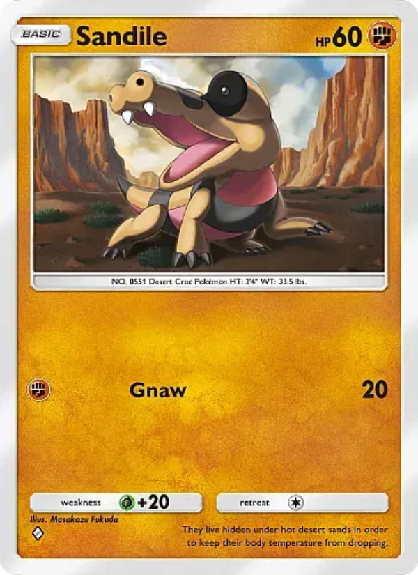 Sandile - Pokémon TCG Card