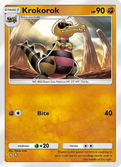 Krokorok - pokemon TCG Card