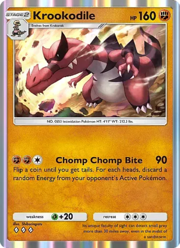 Krookodile - Pokémon TCG Card