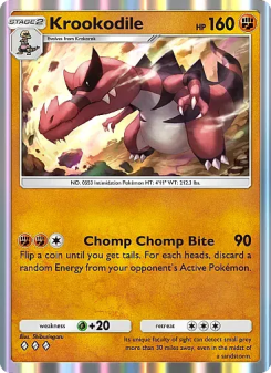 Krookodile - pokemon TCG Card