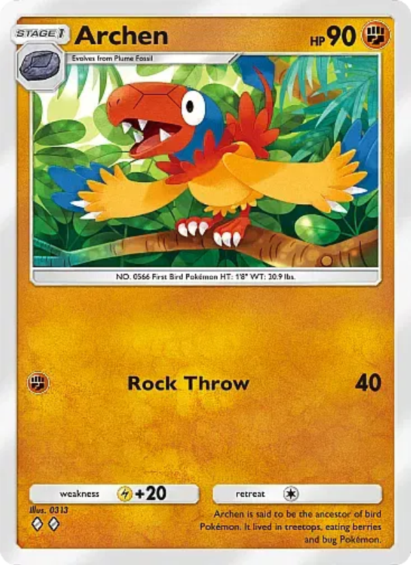 Archen - Pokémon TCG Card