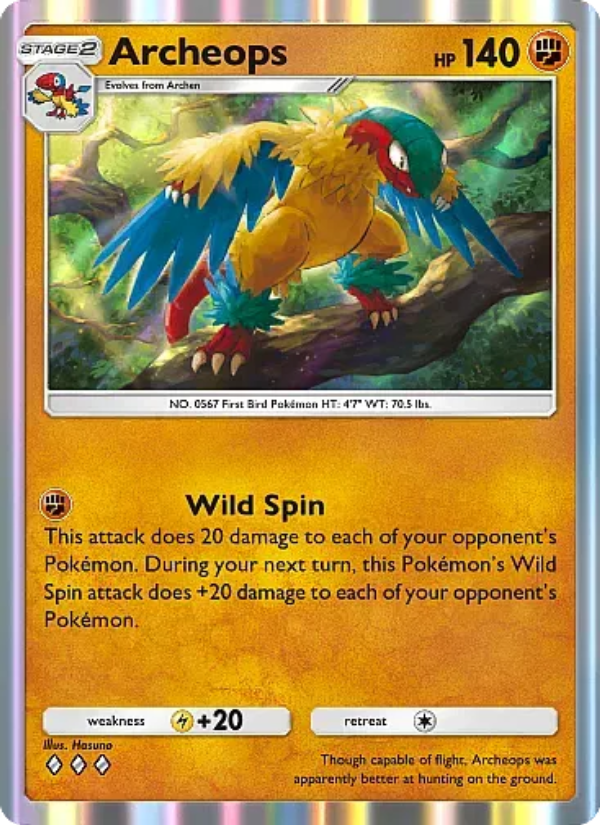 Archeops - Pokémon TCG Card