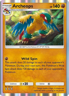 Archeops - pokemon TCG Card