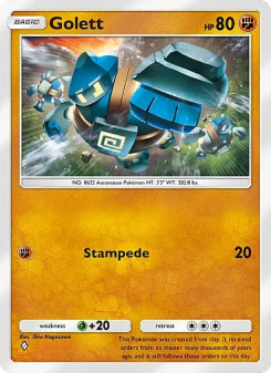 Golett - pokemon TCG Card
