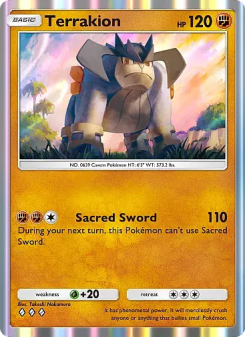 Terrakion - pokemon TCG Card