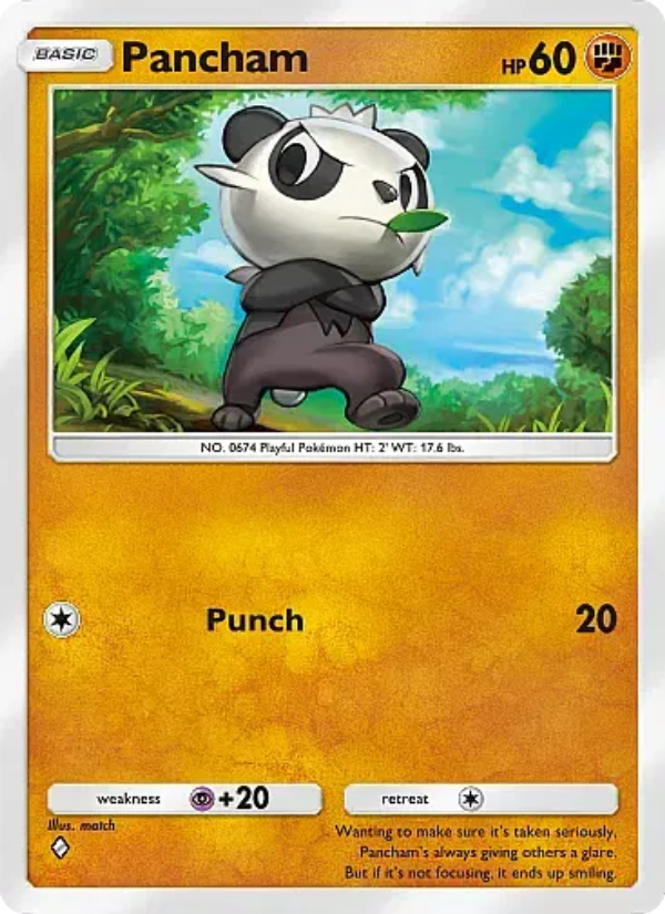Pancham - Pokémon TCG Card