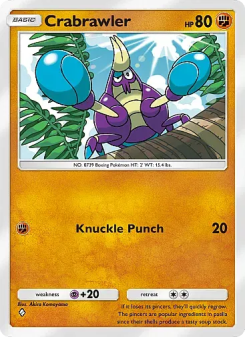 Crabrawler - pokemon TCG Card