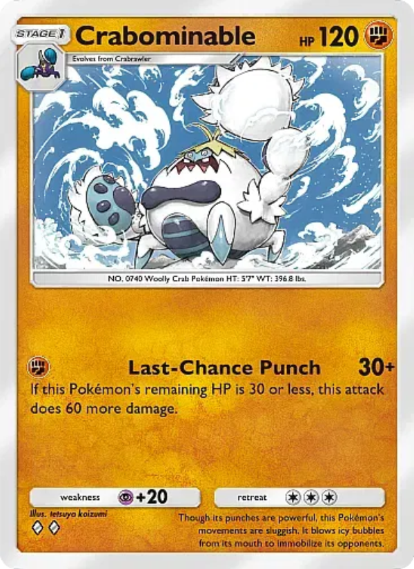 Crabominable - Pokémon TCG Card