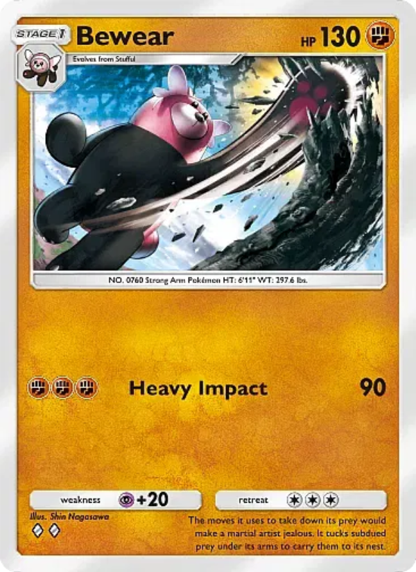 Bewear - Pokémon TCG Card