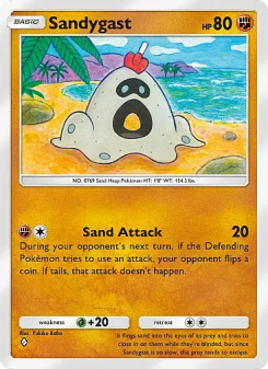 Sandygast - pokemon TCG Card