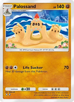 Palossand - pokemon TCG Card