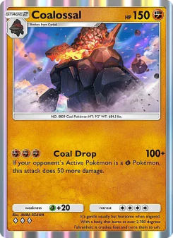 Coalossal - pokemon TCG Card