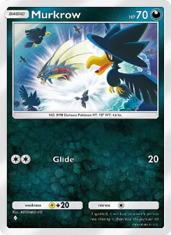 Murkrow - pokemon TCG Card