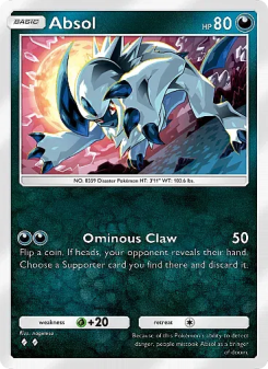 Absol - pokemon TCG Card